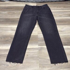 GAP cheeky straight sky high Black Denim Jeans size 32